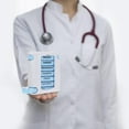 thumbnail image 3 of 7 Days 4 Compartments Handy and Moisture-Resistant Pill Box Perfect for Outdoor Travel Camping, 3 of 5