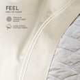 thumbnail image 2 of New Purecare Arbor Premium Modal Long-Staple Cotton King Dove Gray Sheet Set, 2 of 3