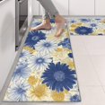 thumbnail image 2 of Kitchen Rugs Sets Of 2,Pioneer Flower Floral Print Pattern Anti Fatigue Kitchen Mat Rugs Non Slip Washable,Decorative Kitchen Floor Mats for Kitchen,Sink,Laundry,17"X47", 2 of 5