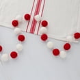 thumbnail image 1 of Guirnalda de corazones para el Día del Romántico | Corazones de tela hechos a mano para decorar dormitorios, salas y fiestas, 1 of 7