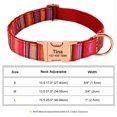 thumbnail image 1 of Custom Large Dog Collar Cute Print Personalized Pet Collar Nylon Puppy Dogs ID Collars Engraved Name for Small Medium Large Dog ShopWise Round, 1 of 33