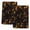 Black Gold, variant on Black Yellow Orange Kitchen Towels Set of 2, Minimalist Abstract Art Absorbent Dish Towels for Kitchen, Microfiber Hand Towel, Quick Drying Tea Towel for Cleaning Decorative Dishcloths