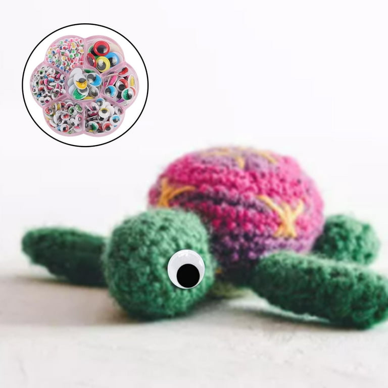 Craft Eyes 596pcs Craft Doll Eyes Doll Crochet Glitter Eyes And Nose  Crochet Animal Crafts Smooth And Shiny For Sewing Projects - AliExpress