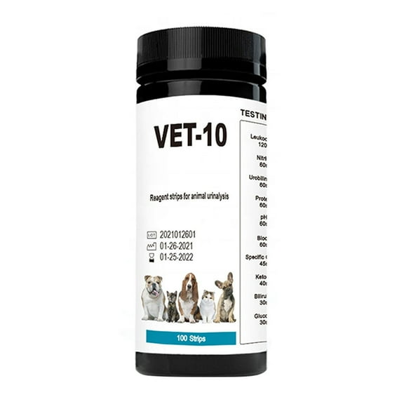 Comprehensive 10-Parameter Urine Test Strips for Dogs: Quick & Accurate Health