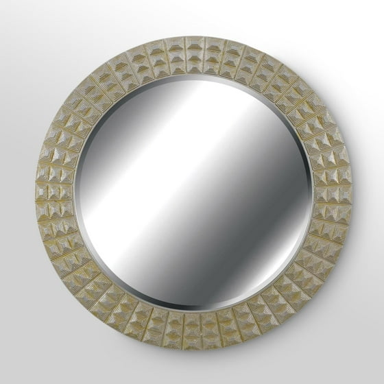 Bezel Wall Mirror - 32 diam.in.