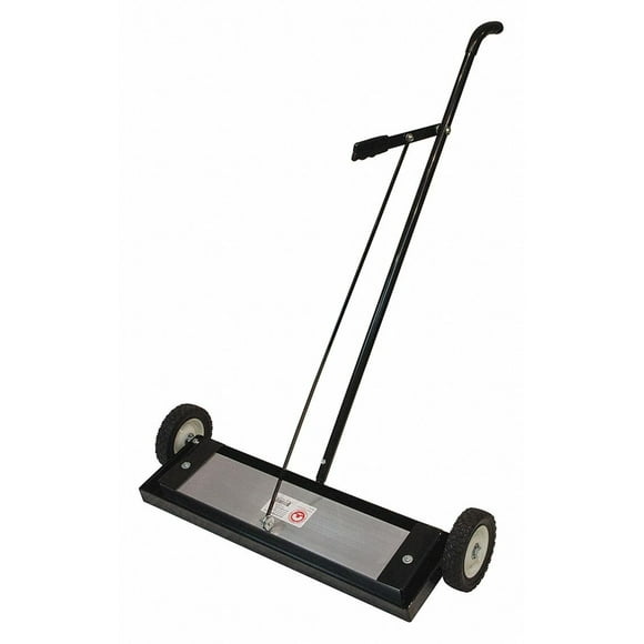MAG-MATE IS2400 Clean Sweep Magnetic Floor Sweeper, Self-Cleaning Sweeping Tool, Versatile Sweeper, Portable Magnetic Sweeper, 24" L x 6-7/8" W x 13/16’’ H