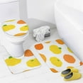 thumbnail image 2 of Colorful Pumpkin Pattern Bathroom Mats Sets 3 Piece, Bath Mat Earth Quick Dry Rugs for Bathroom Decor, 2 of 5