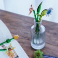 thumbnail image 4 of Glass Flower Craft Ornamental Multi-color Exquisite Workmanship Glass Miniature Flower Decor for Valentine‘s Day, 4 of 8