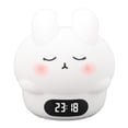 thumbnail image 1 of Lámpara de Noche, Diseño de Conejito Ligero de iluminacióna Suave Con Reloj para Dormitorio, 1 of 7