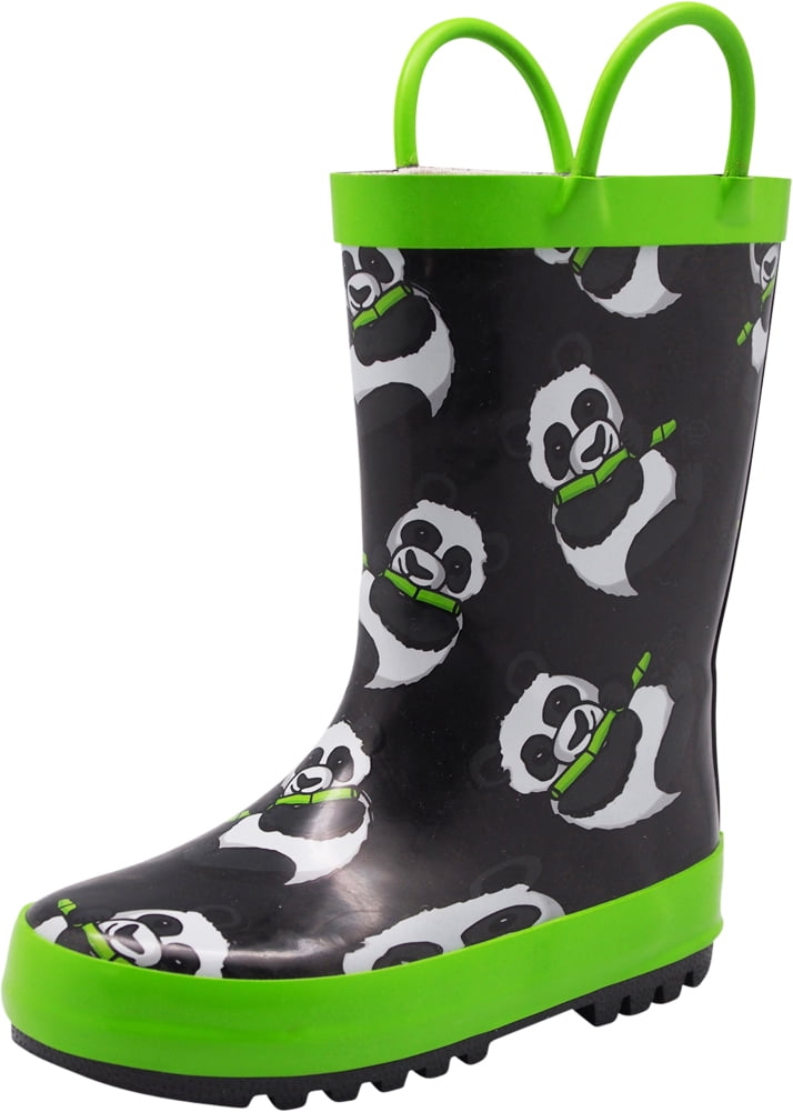 NORTY Toddler Boys Unisex Rubber Rain Boots Size 6 Toddler