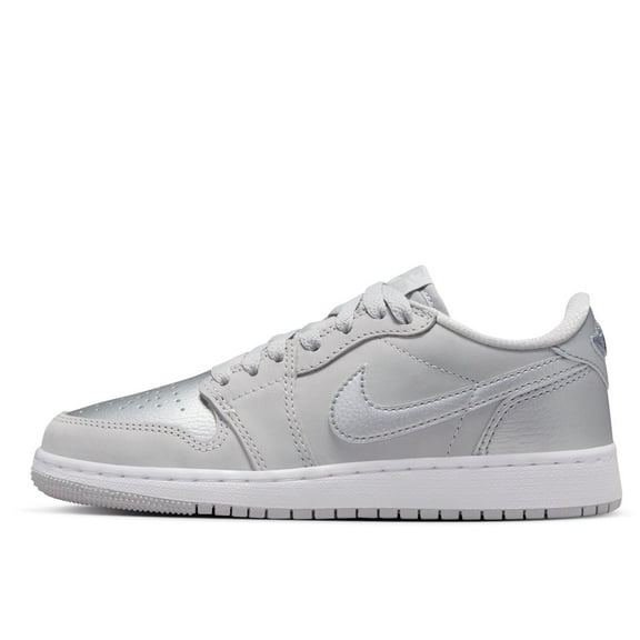Big Kid's Jordan 1 Retro Low OG Neutral Grey/Metallic Silver (CZ0858 002) - 7