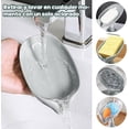 thumbnail image 4 of Jabonera de Baño, 2 Piezas Autodrenante, Estuche Porta Jabon con Ventosa, Fácil de Limpiar, para Ducha, Cocina, Fregadero, Bañera (Gris), 4 of 4