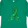 thumbnail image 4 of Inktastic Cerebral Palsy Awareness- Green Ribbon Made of Hearts Boys or Girls Long Sleeve Toddler T-Shirt, 4 of 5