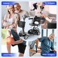 thumbnail image 3 of WOOKEN 17/20 Miles Mobility Scooter,4-Wheel Mobility Scooter for Adults,Seniors,250W Electric Powered Wheelchair Device,Compact Duty Mobile for Travel with Baskets, Rotating Seat, 3 of 10