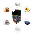 thumbnail image 7 of Yayeee Freestanding Laundry Hamper with Handle Collapsible Large Storage Basket for Clothes, Yellow Floral Flamingo, 7 of 7