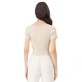 thumbnail image 3 of PLAYERA PARA MUJER QUARRY CORTA CON CANALES, 3 of 4