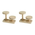 thumbnail image 3 of Maytalsory 1/2/3/5 Rustic Wooden Display Risers Functional Storage Stand for Jewelry Figurines Glasses Style A 2PCS, 3 of 6