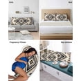 thumbnail image 6 of Boho Black Brown Pillow Covers King Size, Vintage Geometric Southwestern Ethnic Soft Bed Throw Pillowcases Breathable Cooling Long Lumbar Body Pillow Sham Cover for Bed Sofa 20''x40'', 6 of 7