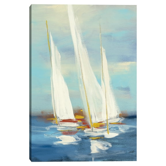 Masterpiece Art Gallery Summer Regatta III Red/Yellow by Julia Purinton Canvas Art Print