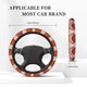thumbnail image 3 of Fotbe Basketball Shot Funda para Volante Universal de 15 pulgadas, Accesorios para Auto para Hombre y Mujer, Protector de Volante Cómodo para SUV y Sedán, 3 of 6