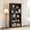 Black, variant on 3-Tier Bookcase Display Storage Shelves Farmhouse Bookshelf, Wooden Bookshelves Floor Standing Small Book Shelves for Home Office, Living Room, Bedroom, Kids Room