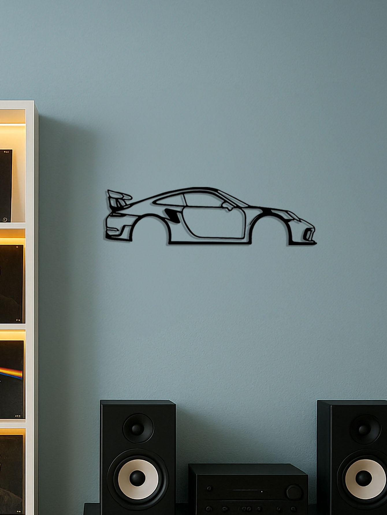 Metal Wall Adornment, Car Art for Children's Rooms, Kindergartens, Living Rooms, Nurseries & Bedroom