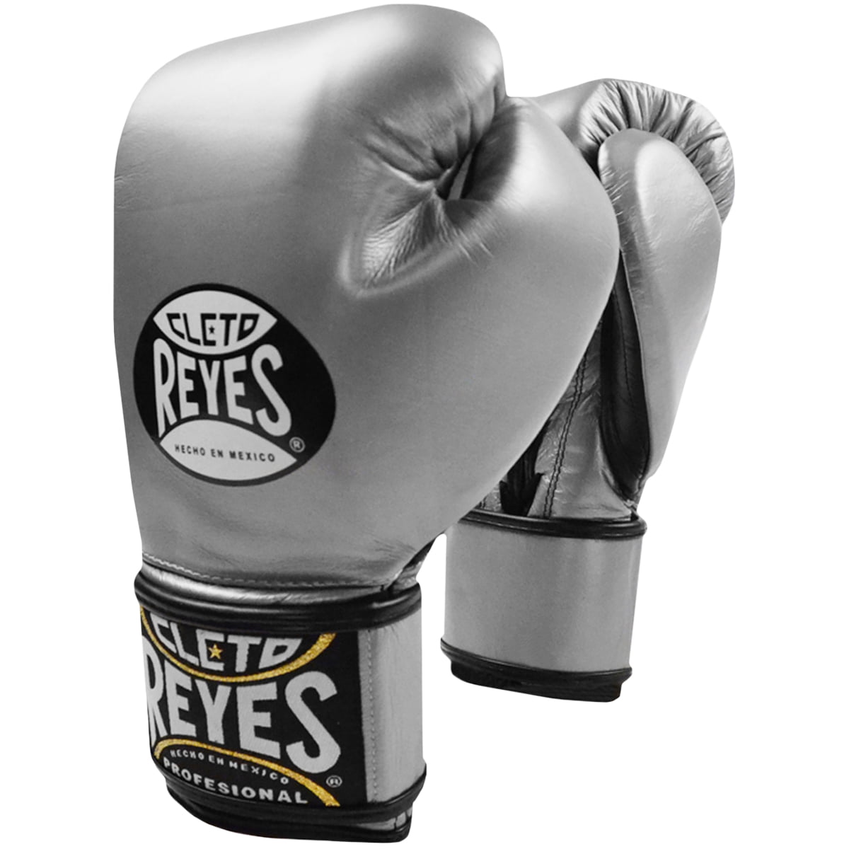 Cleto Reyes Official Lace Up Competition Boxing Gloves Black 