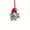 A-Multicolor, variant on Gnome Christmas Ornaments 2D Flat Metal Hanging Decoration Small Ornament with Red Hat for Xmas Tree Home Fireplace Car Mirror Holiday Party Decor