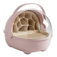 thumbnail image 4 of S SERENABLE Silkworm Breeding Box Home Transparent Breathable Reptile Breeding Container Pink, 4 of 9