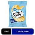 thumbnail image 2 of Great Value Lightly Salted Wavy Potato Chips Party Size, 13 oz, 2 of 11