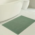 thumbnail image 4 of American Soft Linen, Slip Reducer Bath Rug, 100% Cotton 17x24 inches, Soft Absorbent Bath Mat Rugs, Sage Green, 4 of 7