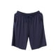 thumbnail image 1 of Pantalones Cortos Casuales de Color Sólido de Pijama para Hombre Pantalones Cortos Delgados de Gran Tamaño 95% Poliéster 5% Spandex, Desgaste Externo para Hombres, 1 of 5