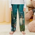 thumbnail image 2 of Totoro Pajama Pants Sleep Pants Soft Elastic Waist PJ Bottoms Lounge Pants, 2 of 7
