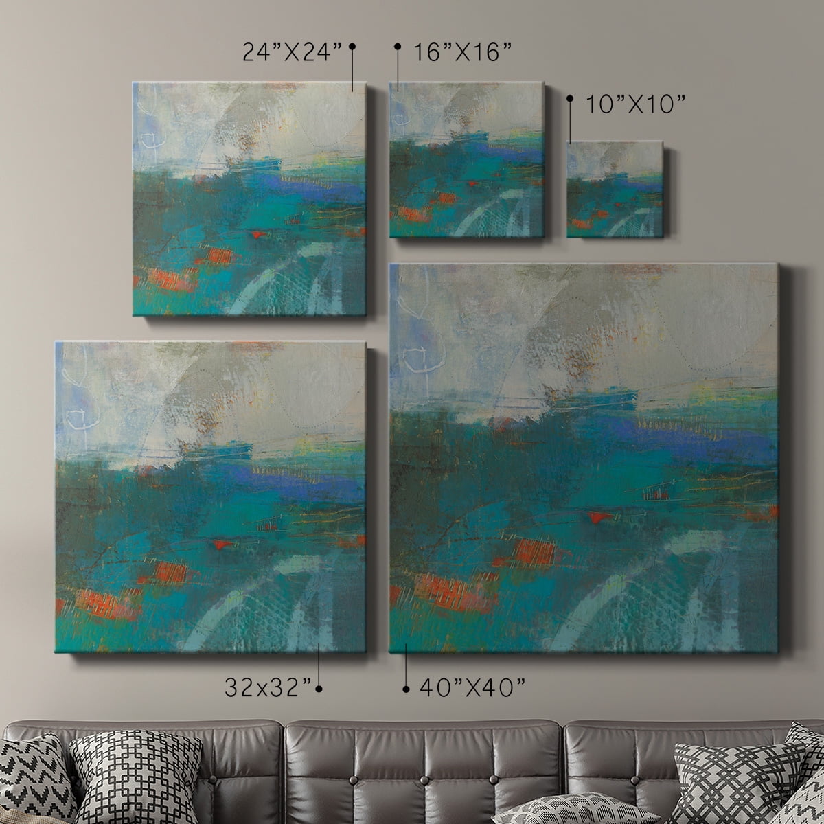 Wexford Home Keek II-Premium Gallery Wrapped Canvas, 16" x 16" - Ready to Hang
