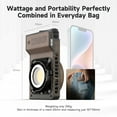 thumbnail image 3 of W100 Pocket LED Video Light 100W Photography Fill Light 2700K-6500K Dimmable APP Control for Vlog Live Streaming Video Recording, 3 of 7