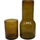 thumbnail image 2 of Botella con Vaso Ámbar MÁTE DESIGN, 2 of 3