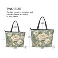 thumbnail image 2 of Women's Tote Handbag Cloth Handbag Large Tote Bag Shopping Bag Vintage Floral Pattern, 2 of 8