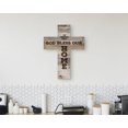 thumbnail image 2 of Personalized Wooden Wall Cross with Family Name | Religious Gift | Faux Wood Cross | Personalized Wall Decor | Living Room Wall Decor, 2 of 2