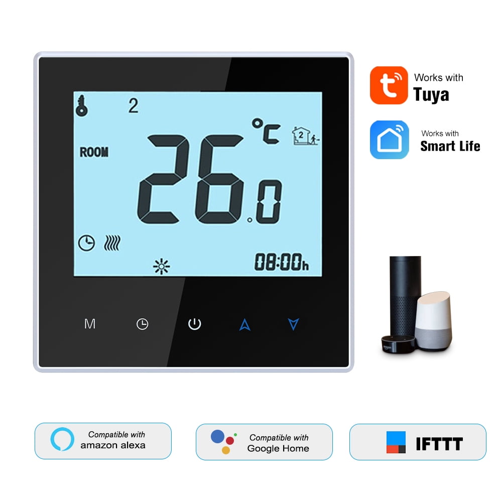 Smart Thermostat Programmable Wifi Wireless Home Room Sensor Digital App Control 