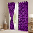 thumbnail image 3 of Homewish Leopard Cheetah Print Curtains Pack of 2 (42x84 Each) for Kids Children Teens,Abstract Geometric Curtains Blackout,Jungle Animal Print Bedroom Curtains,Super Cozy Room Decor, 3 of 6