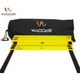 thumbnail image 2 of Wacces Speed Super Flat Adjustable Speed Agility Ladder for Soccer, Speed, Football, Fitness with Free Carry Bag - 8 Rungs Yellow, 2 of 8