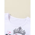 thumbnail image 5 of CARETOO Toddler Princess Dress Little Girls Clothes Mesh Dress Flutter Sleeve Formal Wedding Dress, 5 of 10