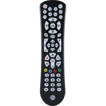 GE 8-Device Backlit Universal TV Remote Control in Black, 41567