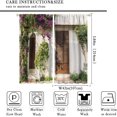 thumbnail image 2 of Italian Scenery Curtain, Old Courtyard Rome Italian Coffee Chair City Historic House On The Street, Living Room Bedroom Curtain Set 2 Panels,84x84 Inches, Style-2, 2 of 5
