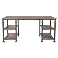 thumbnail image 1 of Bureau Industriel Liam en Plateau Industriel Gris et Pin, 1 of 7