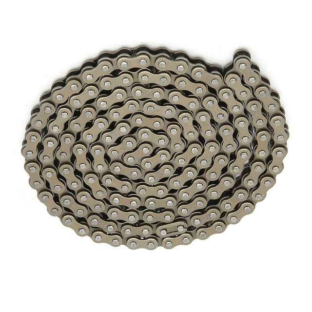 Bike Chain, Stainless Steel Rustproof Practical 25H Chain for 47cc 49cc Pocket Bike Mini Quad ATV Scooter