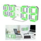 thumbnail image 3 of Reloj de Escritorio LED Zulema Blanco 3D Digital, 3 of 5