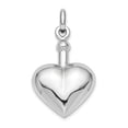 thumbnail image 1 of Sterling Silver RH-plated Polished Screw Top Ash Holder Pendant, 1 of 1