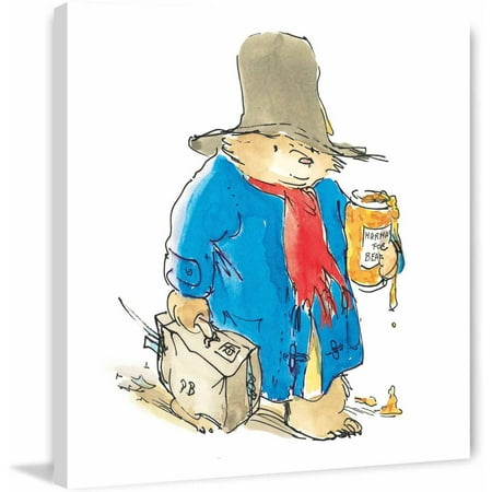 Paddington Bear Sticky Bear Art Print on Premium Canvas
