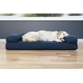 thumbnail image 6 of FurHaven Pet Products Quilted Cooling Gel Top Sofa Pet Bed for Dogs & Cats - Iron Gray, Jumbo, 6 of 13